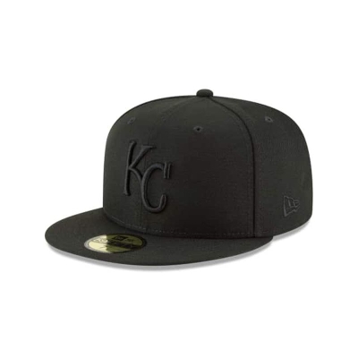 Sapca New Era Kansas City Royals MLB Blackout Basic 59FIFTY Fitted - Negrii